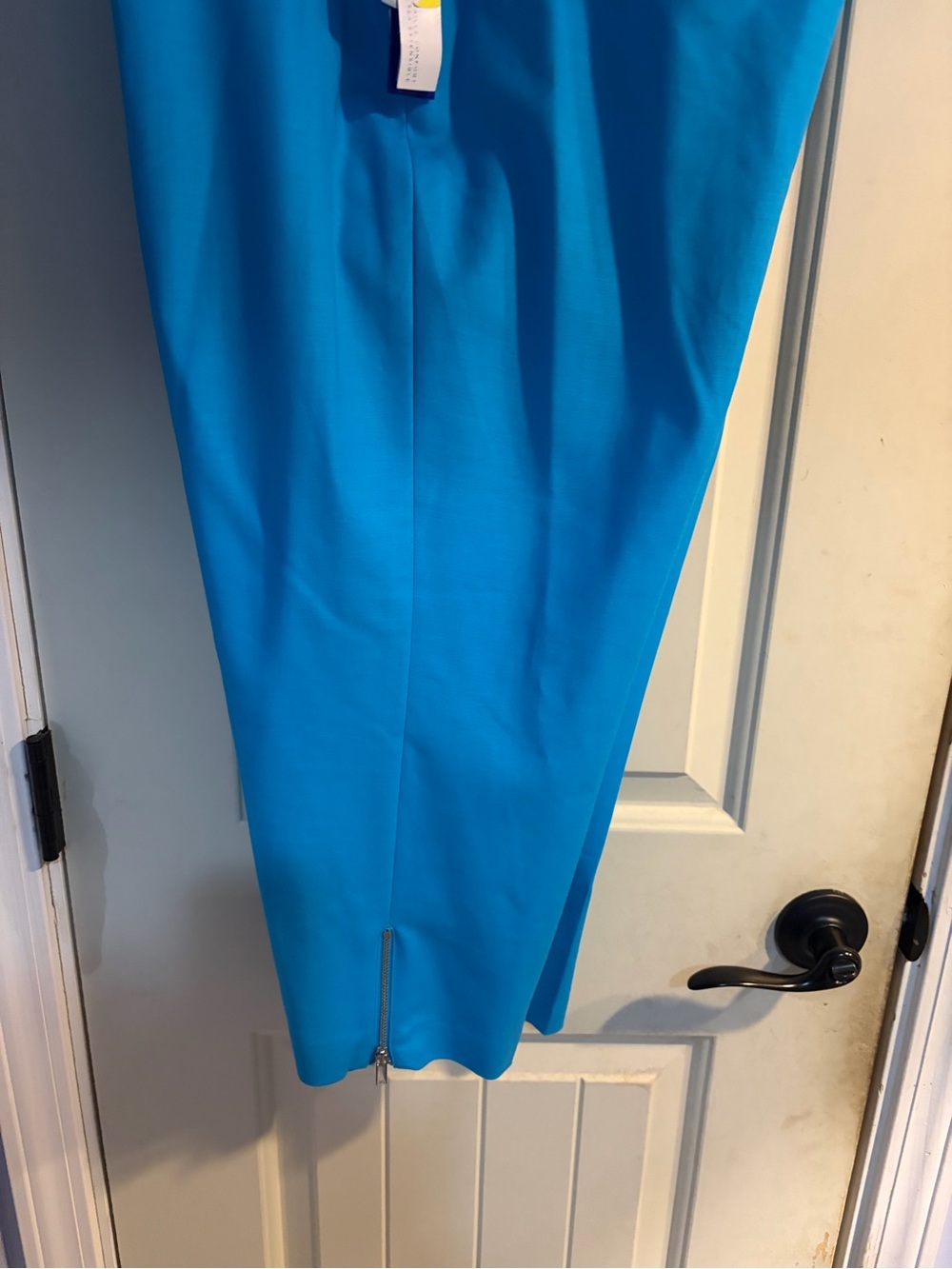Peter Nygard Bright Blue Cropped Ankle Pants